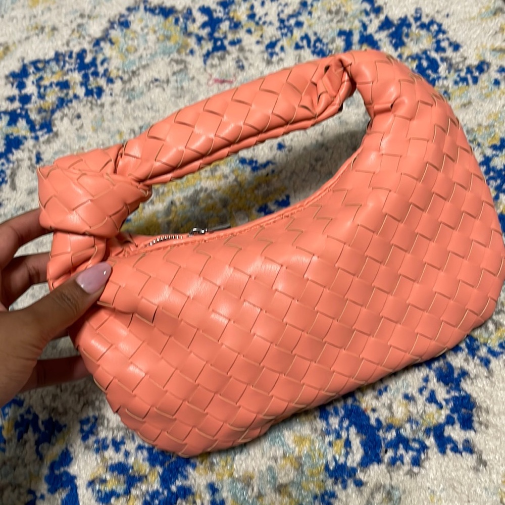 Woven mini hand bag